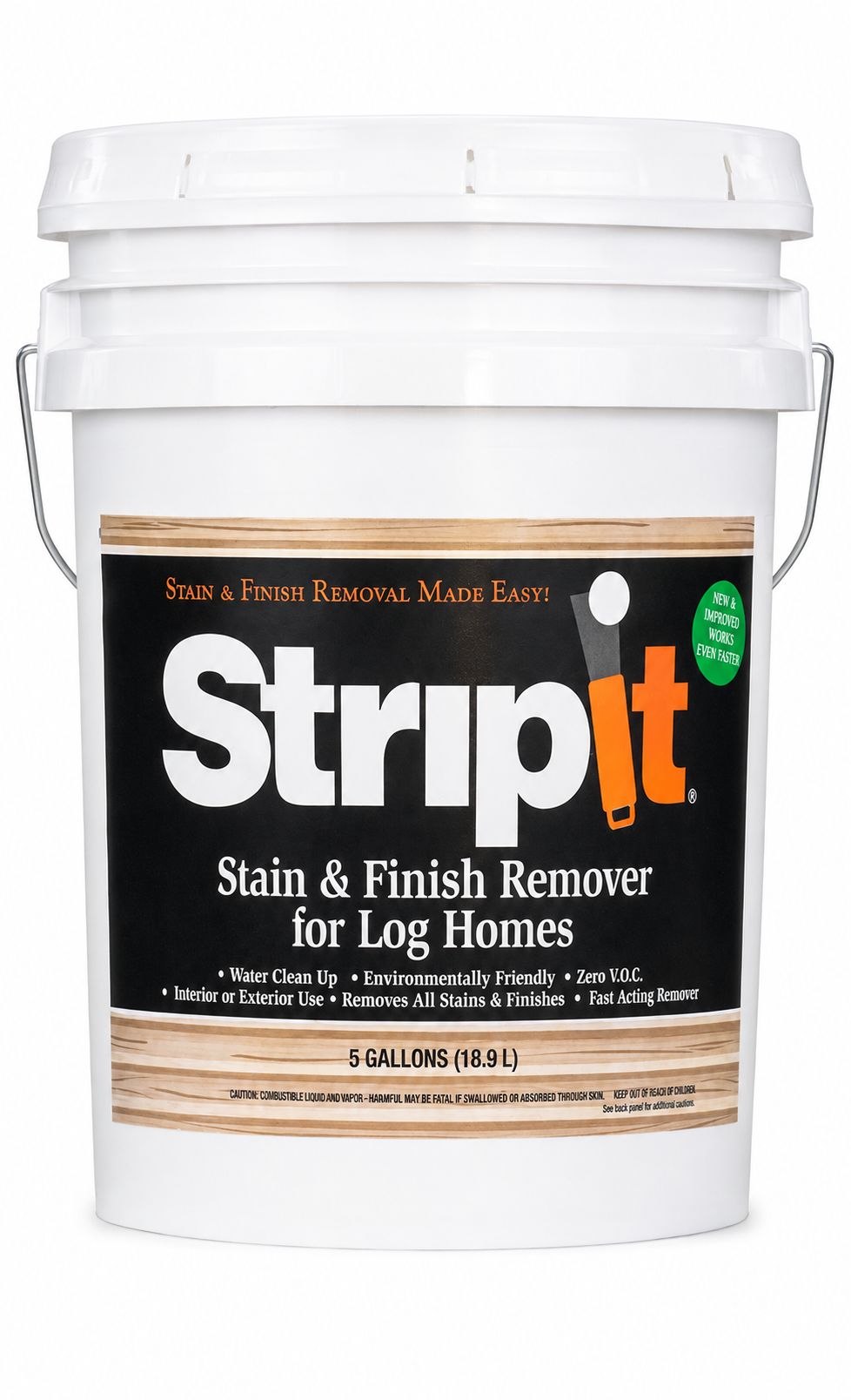 Strip-It, décapant professionnel Perma-Chink pour maisons en bois